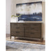 Modus Furniture Boracay Seven Drawer Walnut Dresser in Wild Oats Brown (2024) 655450431449 LWY682A Main Image
