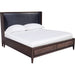 Modus Furniture Boracay Upholstered Wingback Storage Bed in Wild Oats Brown  LWY6H  Image 4