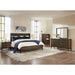 Modus Furniture Boracay Upholstered Wingback Storage Bed in Wild Oats Brown  LWY6H  Image 9
