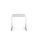 Modus Bowie End Table in Clear Acrylic and Brushed Stainless Steel Image 3