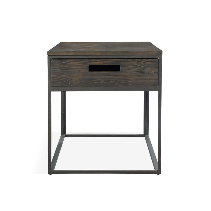 Modus Bradley One-Drawer End Table in Double FudgeImage 3