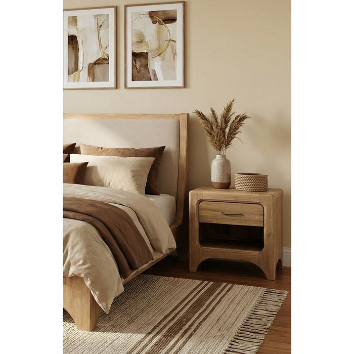 Modus Furniture Brentwood 1 Dwr NS wCM  Brch 655450509896 VV2K81 Main Image