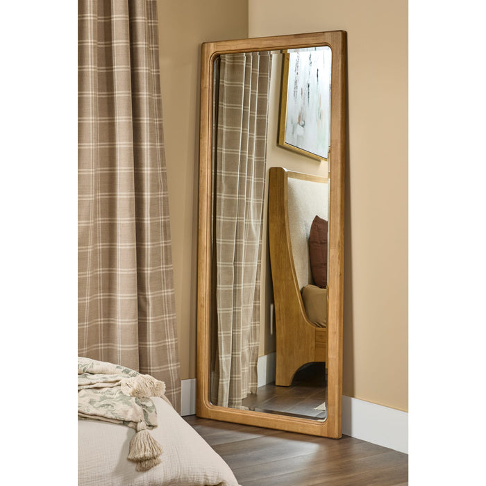 Modus Furniture Brentwood Flr Mirror  Brioche 655450509933 VV2K83FL Main Image