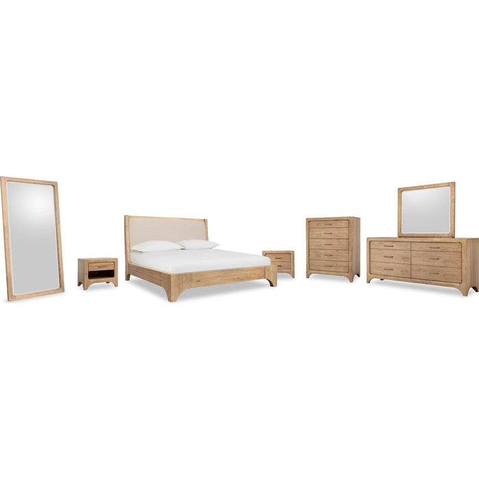 Modus Furniture Brentwood WdUph Bd  BrBc  VV2KH  Image 13