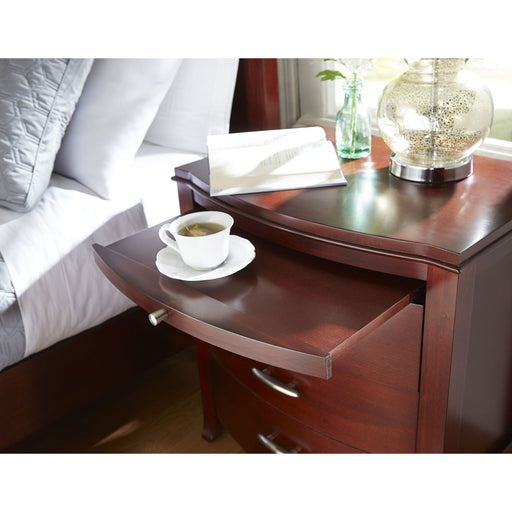Modus Furniture Brighton Charging Station Nightstand in Cinnamon 655450062551 BR1581P Image 2