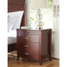 Modus Furniture Brighton Charging Station Nightstand in Cinnamon 655450062551 BR1581P Main Image