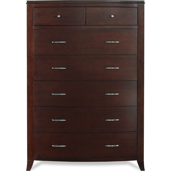 Modus Furniture Brighton Seven Drawer Chest in Cinnamon (2024) 655450431487 BR1584A Image 3
