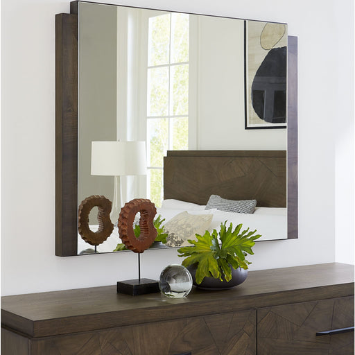 Modus Furniture Broderick Dresser Mirror in Wild Oats Brown 655450326042 EQY683 Main Image