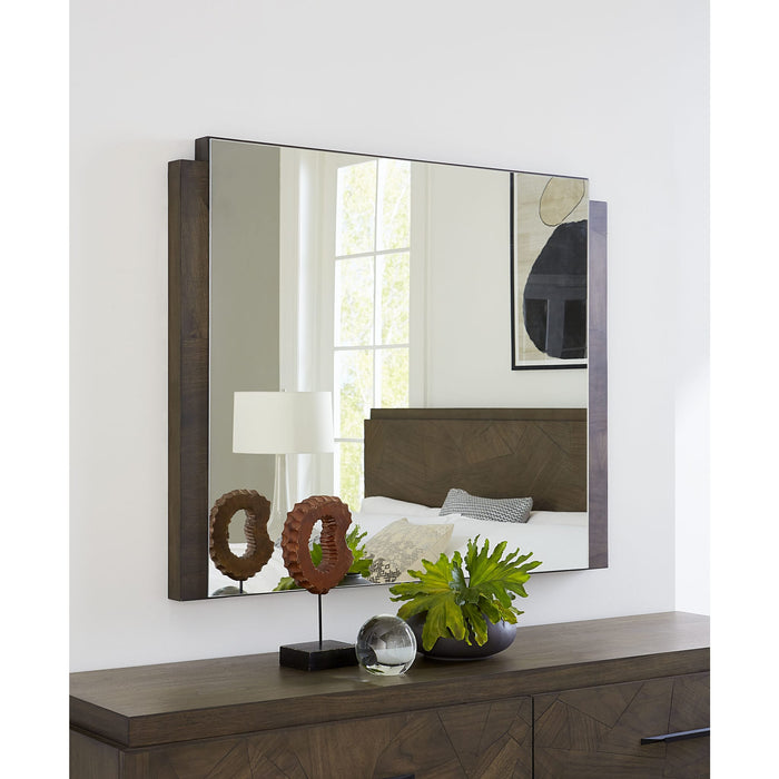 Modus Broderick Dresser Mirror in Wild Oats BrownMain Image