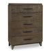 Modus Broderick Five-Drawer Chest  in Wild Oats Brown (2024) Image 3