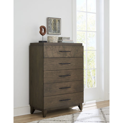 Modus Broderick Five-Drawer Chest  in Wild Oats Brown (2024) Main Image