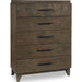 Modus Furniture Broderick Five Drawer Chest in Wild Oats Brown (2024) 655450431517 EQY684A Image 3