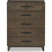 Modus Furniture Broderick Five Drawer Chest in Wild Oats Brown (2024) 655450431517 EQY684A Image 4