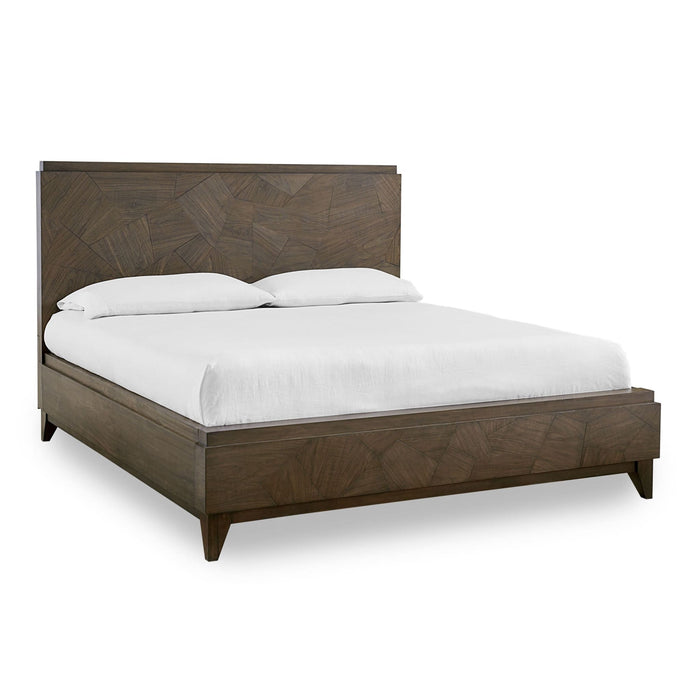 Modus Broderick Wood Panel Bed in Wild Oats BrownImage 3