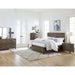 Modus Broderick Wood Panel Bed in Wild Oats Brown Image 1