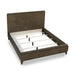 Modus Broderick Wood Panel Bed in Wild Oats Brown Image 5