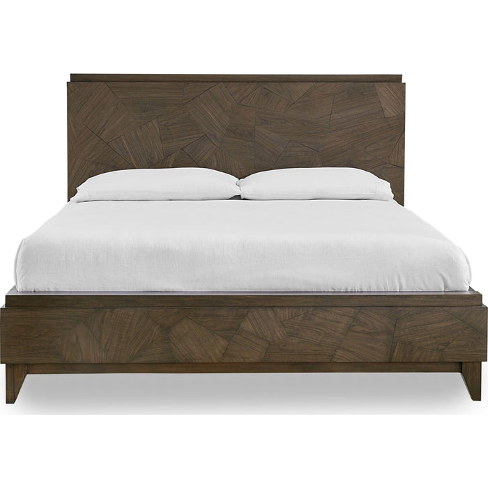 Modus Furniture Broderick Wood Panel Bed in Wild Oats Brown  EQY6A  Image 4