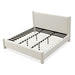 Modus Burke Upholstered Platform Bed in Cottage Cheese Boucle Image 7