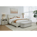 Modus Furniture Burke Upholstered Platform Bed in Cottage Cheese Boucle (2026)  MQMZU  Main Image