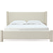 Modus Furniture Burke Upholstered Platform Bed in Cottage Cheese Boucle  MQMZH  Image 4