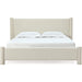 Modus Furniture Burke Upholstered Platform Bed in Cottage Cheese Boucle  MQMZU  Image 4
