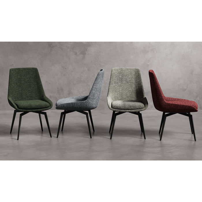Modus Furniture CEO 180 Degree Return Swivel Upholstered Dining Chair in Beige 655450491672 TGXB64C Image 7