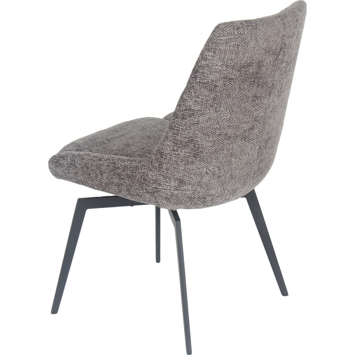 Modus Furniture CEO 180 Degree Return Swivel Upholstered Dining Chair in Oyster 655450468308 TGXB64 Image 3