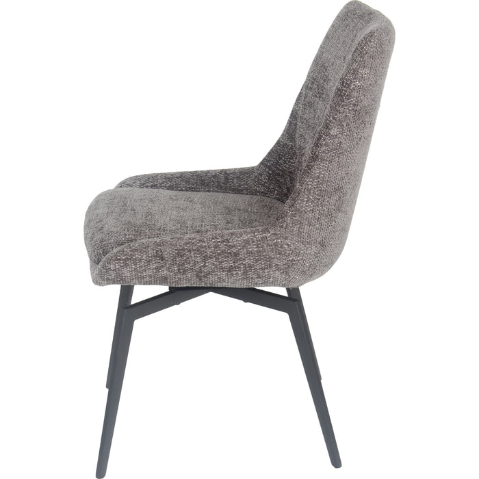 Modus Furniture CEO 180 Degree Return Swivel Upholstered Dining Chair in Oyster 655450468308 TGXB64 Image 4