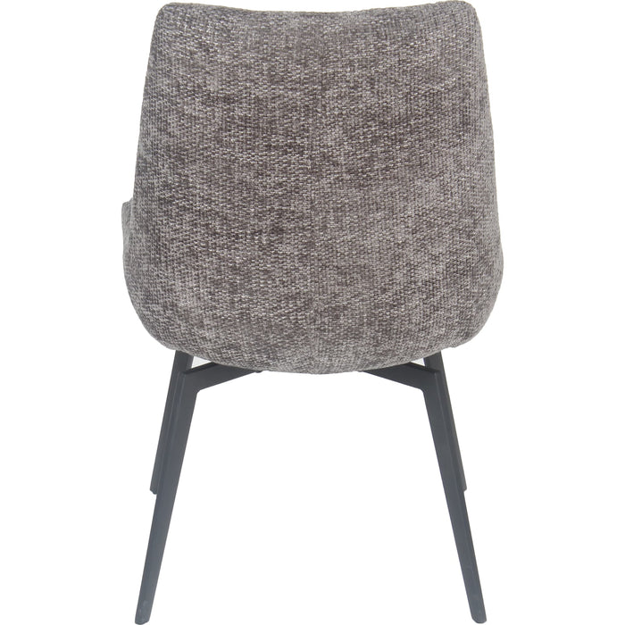 Modus Furniture CEO 180 Degree Return Swivel Upholstered Dining Chair in Oyster 655450468308 TGXB64 Image 5