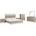 Modus Furniture Camden Eight Drawer Oak Wood Dresser in Chai 655450436635 QATK82 Image 5