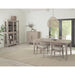 Modus Furniture Camden Four Door Shiplap Curio in Chai 655450445491 QATK80 Image 5