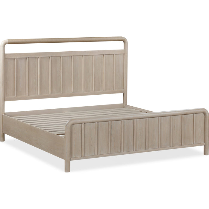 Modus Furniture Camden Shiplap Oak Wood Platform Bed in Chai  QATKH  Image 8
