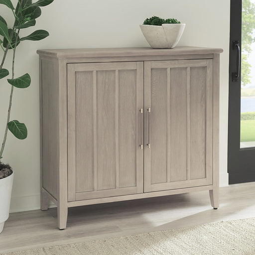 Modus Furniture Camden Two Door Two Drawer Bar Cabinet with Stemware Rack and Wine Rack in Chai 655450437090 QATK79 Image 1