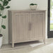 Modus Furniture Camden Two Door Two Drawer Bar Cabinet with Stemware Rack and Wine Rack in Chai 655450437090 QATK79 Image 1