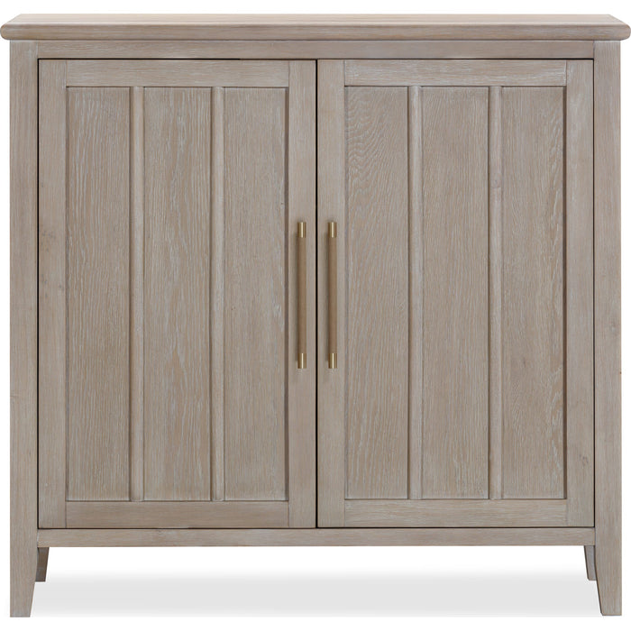 Modus Furniture Camden Two Door Two Drawer Bar Cabinet with Stemware Rack and Wine Rack in Chai 655450437090 QATK79 Image 4