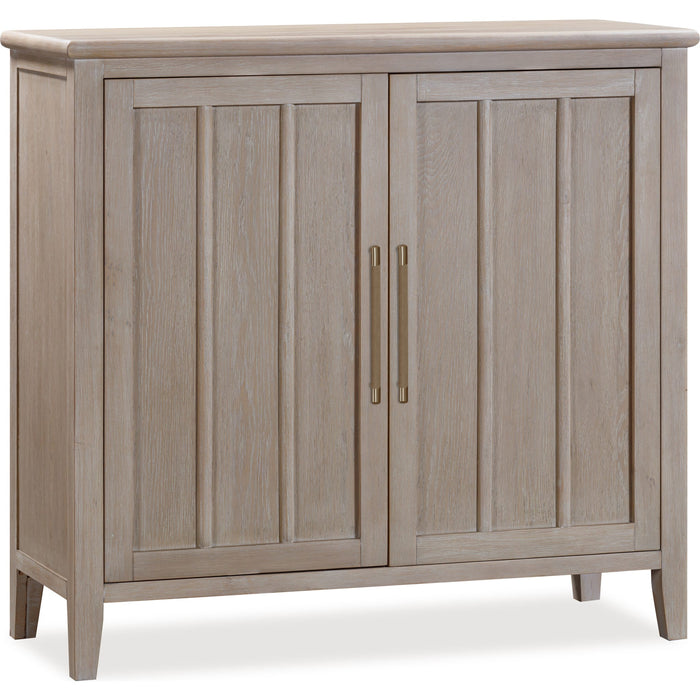 Modus Furniture Camden Two Door Two Drawer Bar Cabinet with Stemware Rack and Wine Rack in Chai 655450437090 QATK79 Image 5