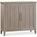 Modus Furniture Camden Two Door Two Drawer Bar Cabinet with Stemware Rack and Wine Rack in Chai 655450437090 QATK79 Image 5