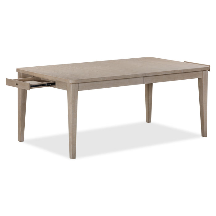 Modus Camden Two Drawer Extendable Dining Table in Chai Image 5