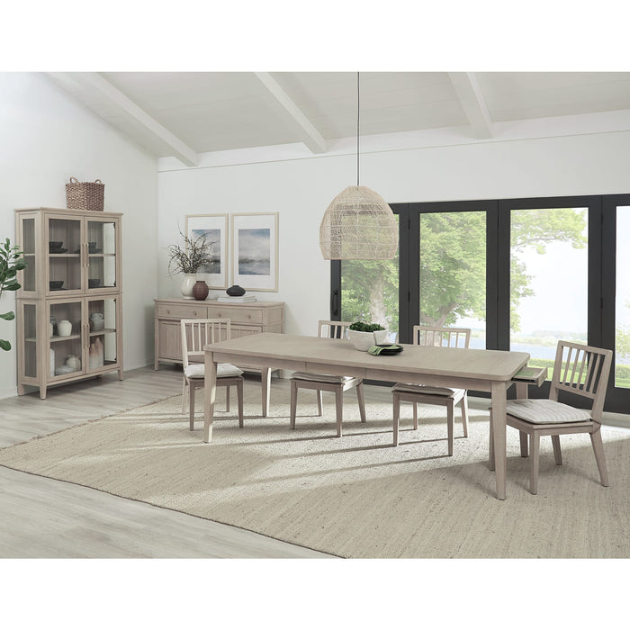 Modus Furniture Camden Two Drawer Extendable Dining Table in Chai 655450437052 QATK60 Image 8