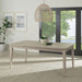 Modus Furniture Camden Two Drawer Extendable Dining Table in Chai 655450437052 QATK60 Main Image