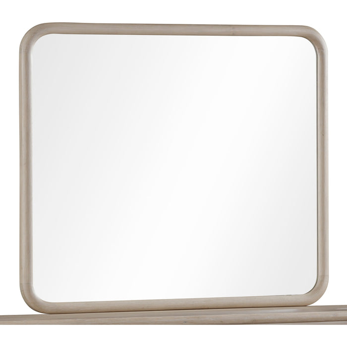 Modus Furniture Camden Wall or Dresser Mirror in Chai 655450436642 QATK83 Image 2