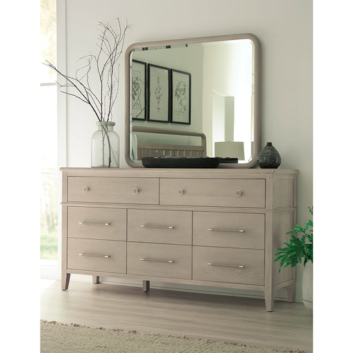 Modus Furniture Camden Wall or Dresser Mirror in Chai 655450436642 QATK83 Image 3