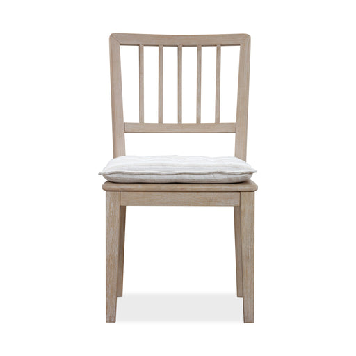Modus Camden Wood Dining Chair with Detachable Cushion in Chai and OatImage 1