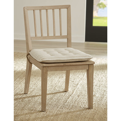 Modus Camden Wood Dining Chair with Detachable Cushion in Chai and OatMain Image
