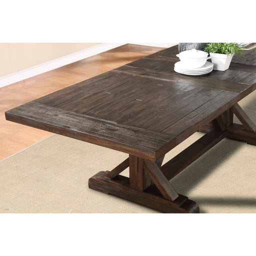 Modus Cameron Solid Wood Extension Dining Table in Antique CharcoalImage 1
