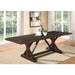 Modus Cameron Solid Wood Extension Dining Table in Antique CharcoalImage 4