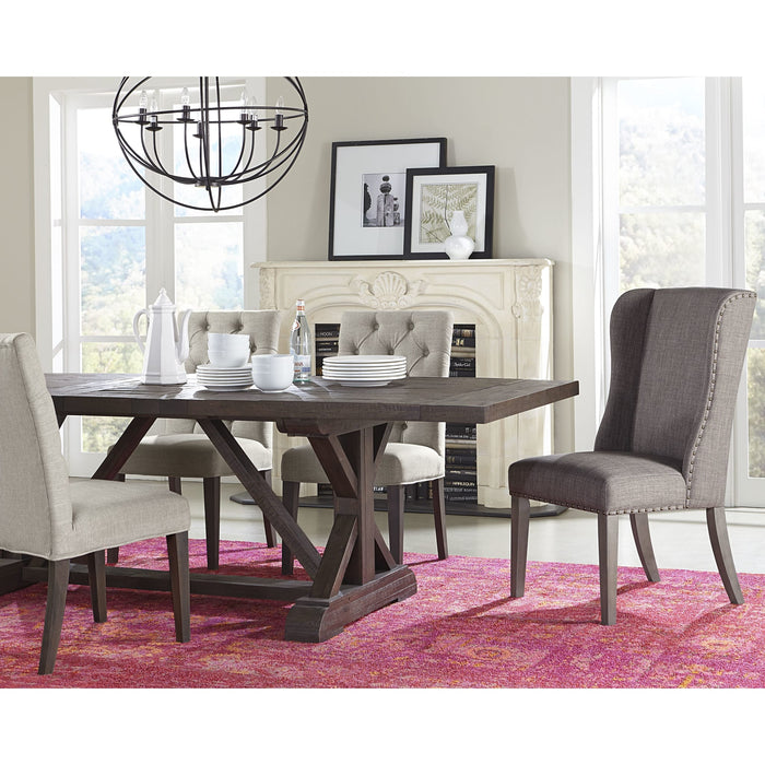 Modus Cameron Solid Wood Extension Dining Table in Antique CharcoalMain Image