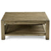 Modus Canyon Solid Wood Square Coffee Table in Washed GreyImage 2