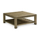 Modus Canyon Solid Wood Square Coffee Table in Washed Grey Image 4