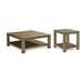 Modus Canyon Solid Wood Square Coffee Table in Washed GreyImage 5